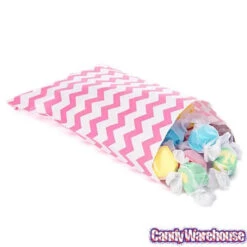 Hot Pink Chevron Stripe Candy Bags: 25-Piece Pack 7 Hot Pink Chevron Stripe Candy Bags: 25-Piece Pack -Candy Haven Shop hot pink chevron stripe candy bags 25 piece pack candy warehouse 4