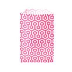 Hot Pink Honeycomb Candy Bags: 25-Piece Pack