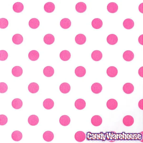 Hot Pink Polka Dot Candy Bags: 25-Piece Pack 3 Hot Pink Polka Dot Candy Bags: 25-Piece Pack - Image 3
