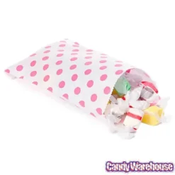 Hot Pink Polka Dot Candy Bags: 25-Piece Pack 7 Hot Pink Polka Dot Candy Bags: 25-Piece Pack -Candy Haven Shop hot pink polka dot candy bags 25 piece pack candy warehouse 4