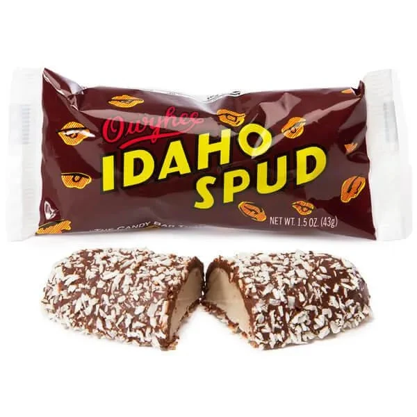 Idaho Spud Candy Bars: 18-Piece Box 1 Idaho Spud Candy Bars: 18-Piece Box