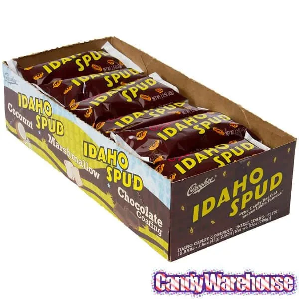 Idaho Spud Candy Bars: 18-Piece Box 2 Idaho Spud Candy Bars: 18-Piece Box - Image 2
