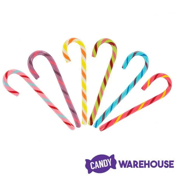 Jelly Belly Candy Canes - Assorted: 80-Piece Bucket 2 Jelly Belly Candy Canes - Assorted: 80-Piece Bucket - Image 2