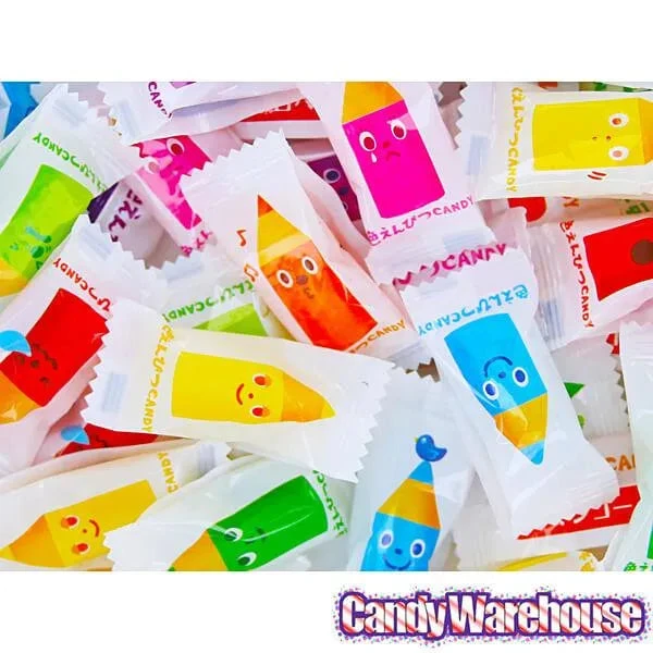 Kanro Assorted Colors Pencil Hard Candy: 25-Piece Bag 3 Kanro Assorted Colors Pencil Hard Candy: 25-Piece Bag - Image 3