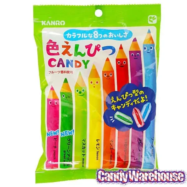 Kanro Assorted Colors Pencil Hard Candy: 25-Piece Bag 4 Kanro Assorted Colors Pencil Hard Candy: 25-Piece Bag - Image 4