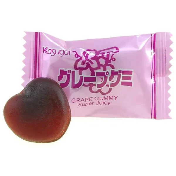 Kasugai Grape Gummy Candy: 20-Piece Bag 1 Kasugai Grape Gummy Candy: 20-Piece Bag