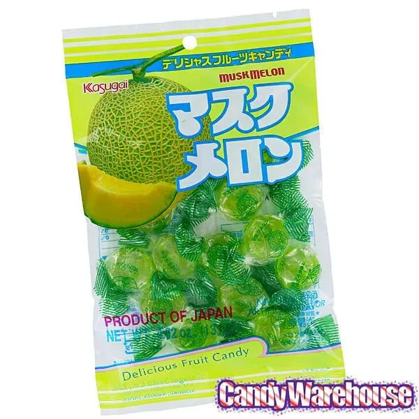 Kasugai Melon Hard Candy: 15-Piece Bag 4 Kasugai Melon Hard Candy: 15-Piece Bag - Image 4