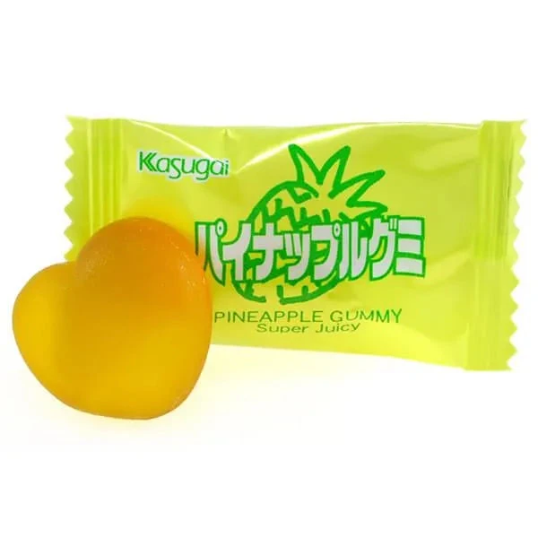 Kasugai Pineapple Gummy Candy: 24-Piece Bag 1 Kasugai Pineapple Gummy Candy: 24-Piece Bag