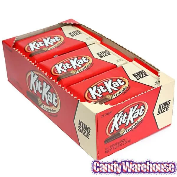 Kit Kat King Size Candy Bars: 24-Piece Box 2 Kit Kat King Size Candy Bars: 24-Piece Box - Image 2