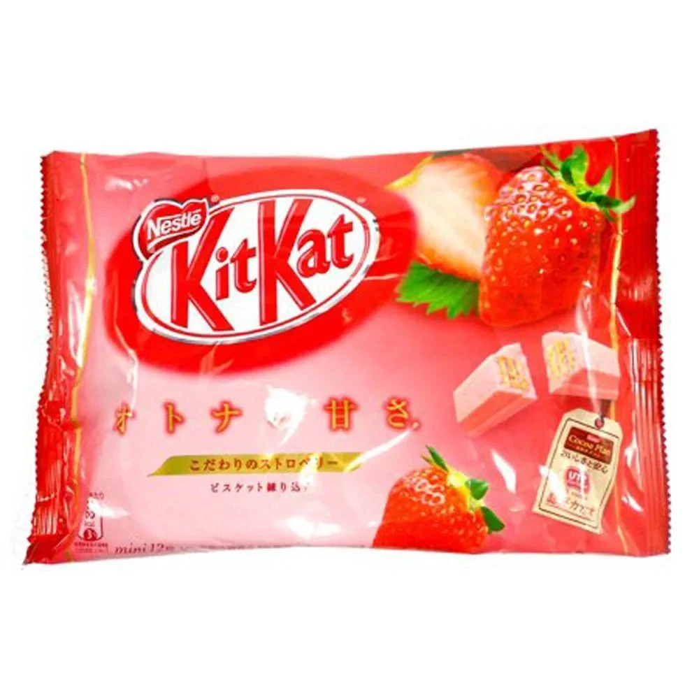 Kit Kat Snack Size Packs - Strawberry: 12-Piece Bag 1 Kit Kat Snack Size Packs - Strawberry: 12-Piece Bag