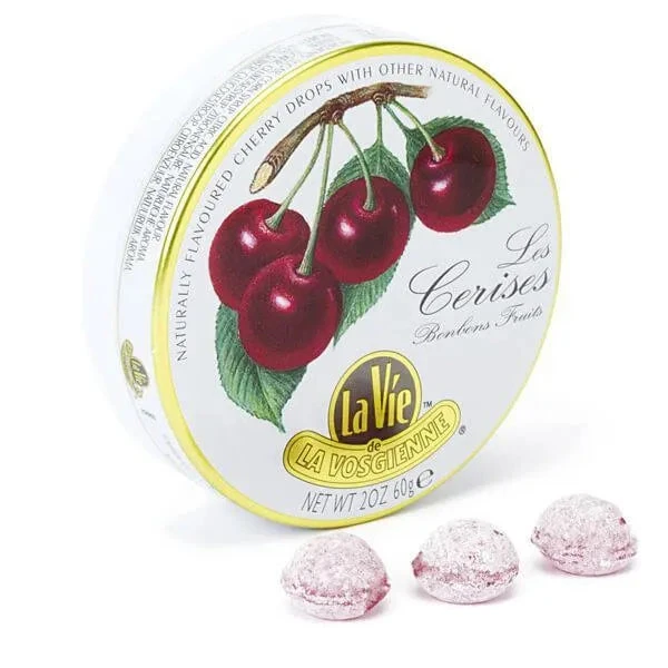 La Vie Candy Drops Tins - Cherry: 5-Piece Pack 1 La Vie Candy Drops Tins - Cherry: 5-Piece Pack