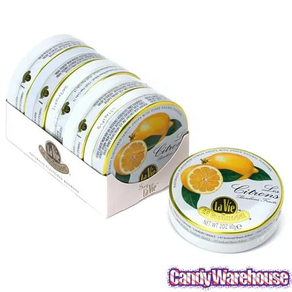 La Vie Candy Drops Tins - Lemon: 5-Piece Pack 2 La Vie Candy Drops Tins - Lemon: 5-Piece Pack - Image 2