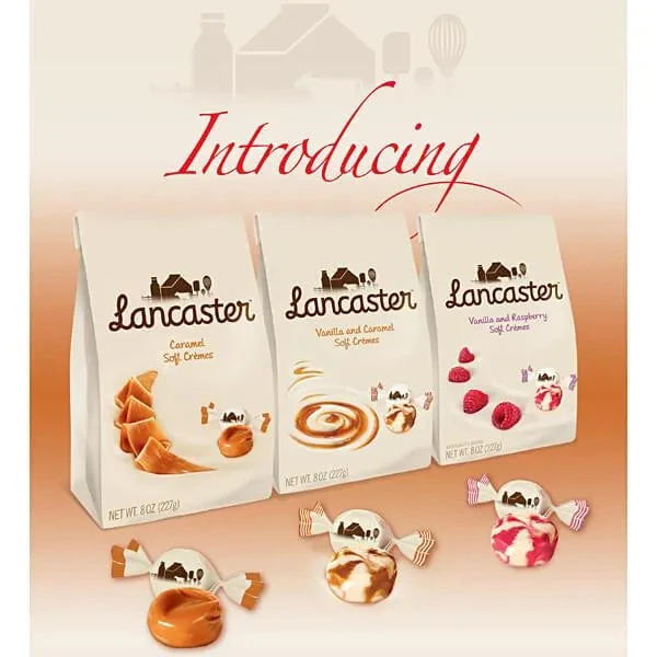 Lancaster Caramel And Vanilla Soft Cremes Candy: 8-Ounce Bag 2 Lancaster Caramel And Vanilla Soft Cremes Candy: 8-Ounce Bag - Image 2