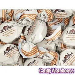 Lancaster Caramel And Vanilla Soft Cremes Candy: 8-Ounce Bag 6 Lancaster Caramel And Vanilla Soft Cremes Candy: 8-Ounce Bag -Candy Haven Shop lancaster caramel and vanilla soft cremes candy 8 ounce bag candy warehouse 3