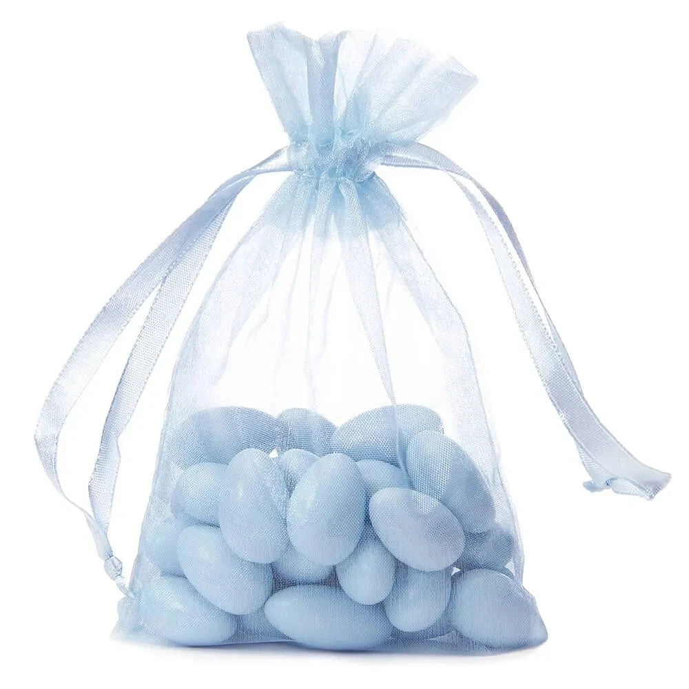 Light Blue Organza Candy Bags: 30-Piece Pack 1 Light Blue Organza Candy Bags: 30-Piece Pack