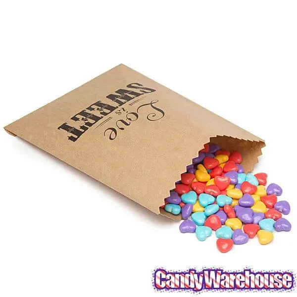 Love Is Sweet Paper Candy Bags: 50-Piece Pack 2 Love Is Sweet Paper Candy Bags: 50-Piece Pack - Image 2