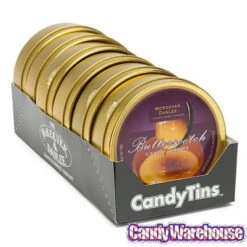 McKeever & Danlee Bon Bons Candy Tins - Butterscotch: 6-Piece Box -Candy Haven Shop mckeever and danlee bon bons candy tins butterscotch 6 piece box candy warehouse 3