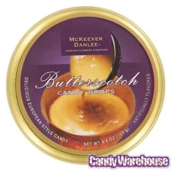 McKeever & Danlee Bon Bons Candy Tins - Butterscotch: 6-Piece Box -Candy Haven Shop mckeever and danlee bon bons candy tins butterscotch 6 piece box candy warehouse 4