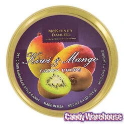 McKeever & Danlee Bon Bons Candy Tins - Mango & Kiwi: 6-Piece Box -Candy Haven Shop mckeever and danlee bon bons candy tins mango and kiwi 6 piece box candy warehouse 4