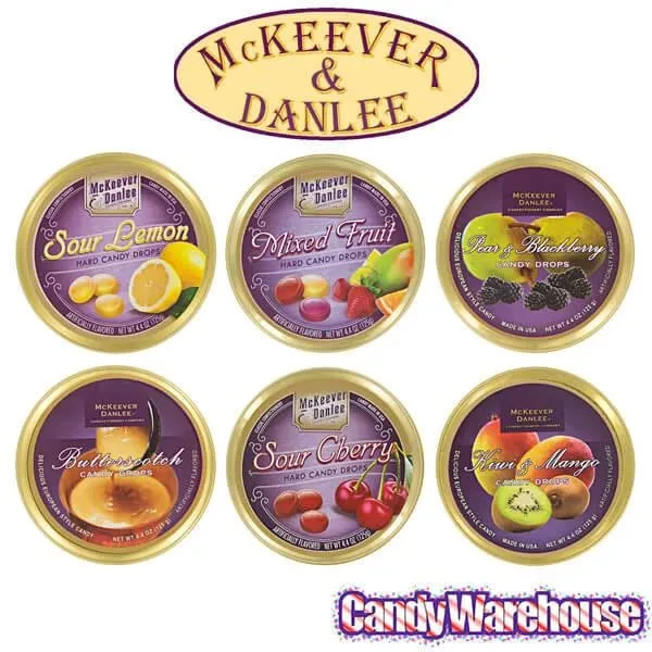 McKeever & Danlee Bon Bons Candy Tins - Sour Cherry: 6-Piece Box 2 McKeever & Danlee Bon Bons Candy Tins - Sour Cherry: 6-Piece Box - Image 2