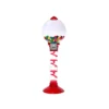 Metal 3-Foot Spiral Gumball Machine With Gumballs