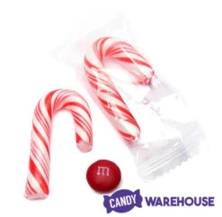 Mini Candy Canes - Red And White: 45-Piece Jar 15 Mini Candy Canes - Red And White: 45-Piece Jar -Candy Haven Shop mini candy canes red and white 45 piece jar candy warehouse 7