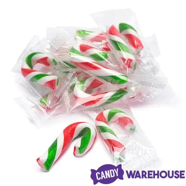 Mini Candy Canes - Red, Green, And White: 45-Piece Jar 8 Mini Candy Canes - Red, Green, And White: 45-Piece Jar - Image 8