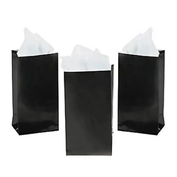 Mini Candy Treat Bags - Black: 24-Piece Bag 4 Mini Candy Treat Bags - Black: 24-Piece Bag - Image 4