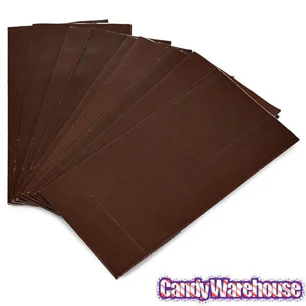 Mini Candy Treat Bags - Chocolate Brown: 24-Piece Bag 2 Mini Candy Treat Bags - Chocolate Brown: 24-Piece Bag - Image 2