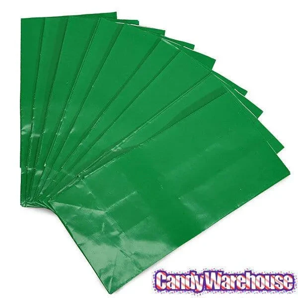 Mini Candy Treat Bags - Green: 24-Piece Bag 2 Mini Candy Treat Bags - Green: 24-Piece Bag - Image 2