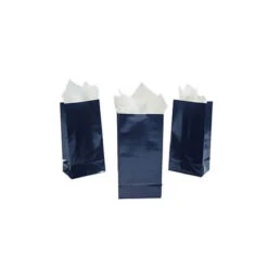 Mini Candy Treat Bags - Navy Blue: 24-Piece Bag -Candy Haven Shop mini candy treat bags navy blue 24 piece bag candy warehouse 4