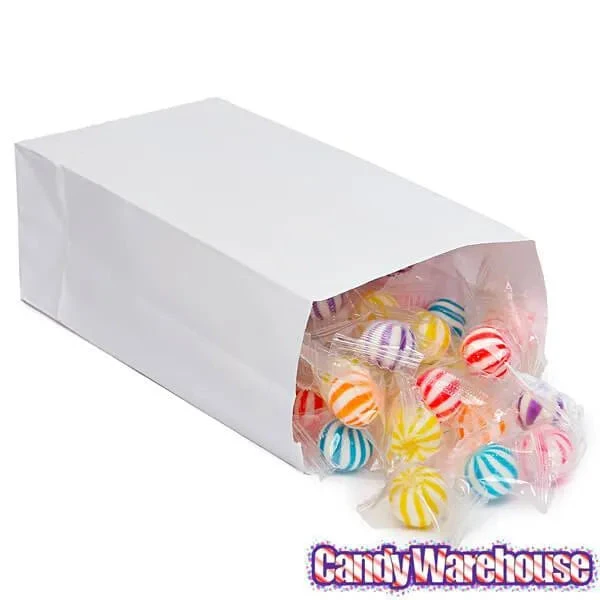 Mini Candy Treat Bags - White: 24-Piece Bag 2 Mini Candy Treat Bags - White: 24-Piece Bag - Image 2