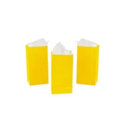 Mini Candy Treat Bags - Yellow: 24-Piece Bag 7 Mini Candy Treat Bags - Yellow: 24-Piece Bag -Candy Haven Shop mini candy treat bags yellow 24 piece bag candy warehouse 4