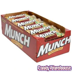 Munch Nut Candy Bars: 36-Piece Box 5 Munch Nut Candy Bars: 36-Piece Box -Candy Haven Shop munch nut candy bars 36 piece box candy warehouse 3