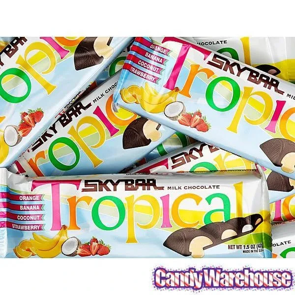 Necco Sky Bar Candy Bars - Tropical: 24-Piece Box 3 Necco Sky Bar Candy Bars - Tropical: 24-Piece Box - Image 3