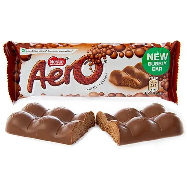 Nestle Aero Milk Chocolate Bars: 24-Piece Box 1 Nestle Aero Milk Chocolate Bars: 24-Piece Box