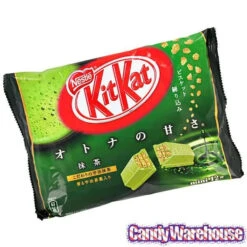 Nestle Kit Kat Snack Size Packs - Green Tea: 12-Piece Bag 5 Nestle Kit Kat Snack Size Packs - Green Tea: 12-Piece Bag -Candy Haven Shop nestle kit kat snack size packs green tea 12 piece bag candy warehouse 3