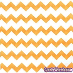 Orange Chevron Stripe Candy Bags: 25-Piece Pack 6 Orange Chevron Stripe Candy Bags: 25-Piece Pack -Candy Haven Shop orange chevron stripe candy bags 25 piece pack candy warehouse 3
