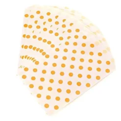 Orange Polka Dot Candy Bags: 25-Piece Pack 9 Orange Polka Dot Candy Bags: 25-Piece Pack -Candy Haven Shop orange polka dot candy bags 25 piece pack candy warehouse 5