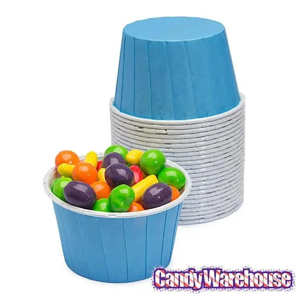 Paper 4-Ounce Candy Cups - Baby Blue: 25-Piece Pack 2 Paper 4-Ounce Candy Cups - Baby Blue: 25-Piece Pack - Image 2