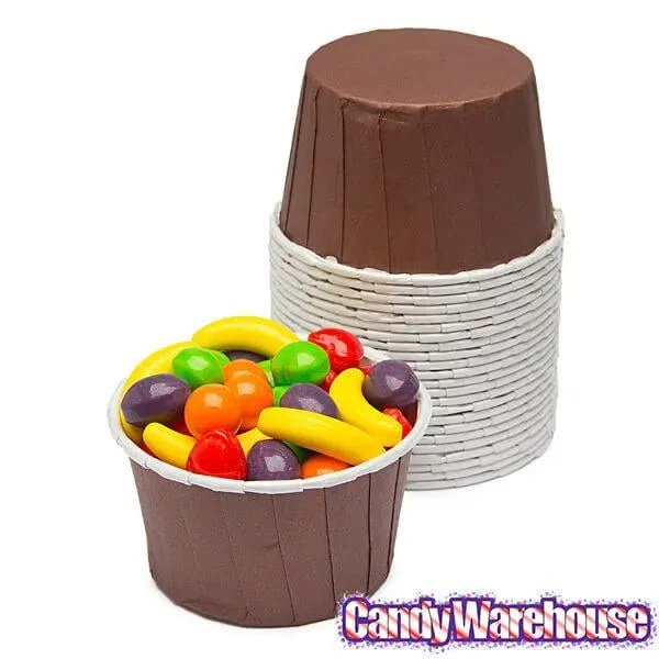Paper 4-Ounce Candy Cups - Brown: 25-Piece Pack 2 Paper 4-Ounce Candy Cups - Brown: 25-Piece Pack - Image 2