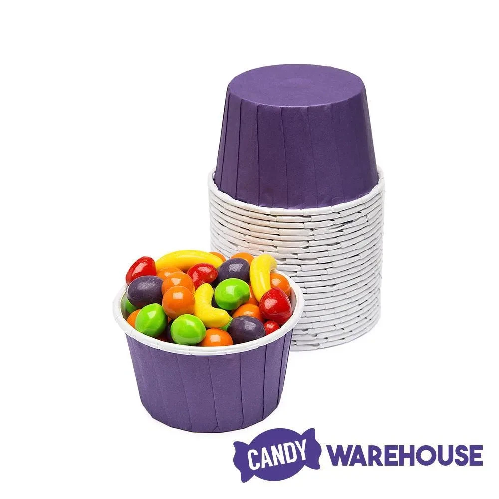 Paper 4-Ounce Candy Cups - Purple: 25-Piece Pack 2 Paper 4-Ounce Candy Cups - Purple: 25-Piece Pack - Image 2