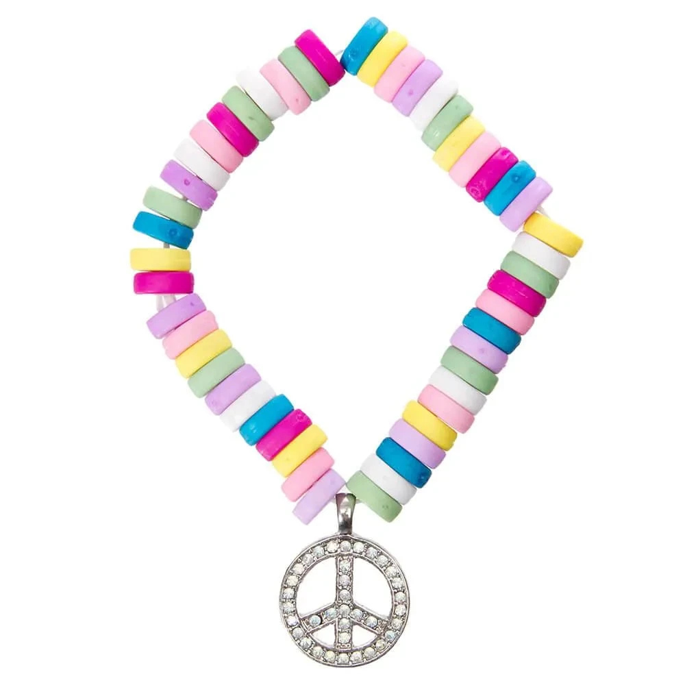 Peace Pendant Candy Bracelet 1 Peace Pendant Candy Bracelet