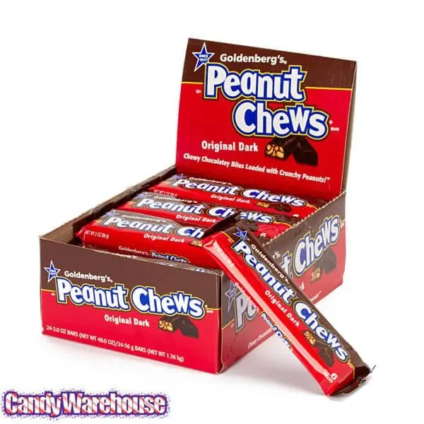 Peanut Chews Candy 2-Ounce Packs - Dark Chocolate: 24-Piece Display 2 Peanut Chews Candy 2-Ounce Packs - Dark Chocolate: 24-Piece Display - Image 2