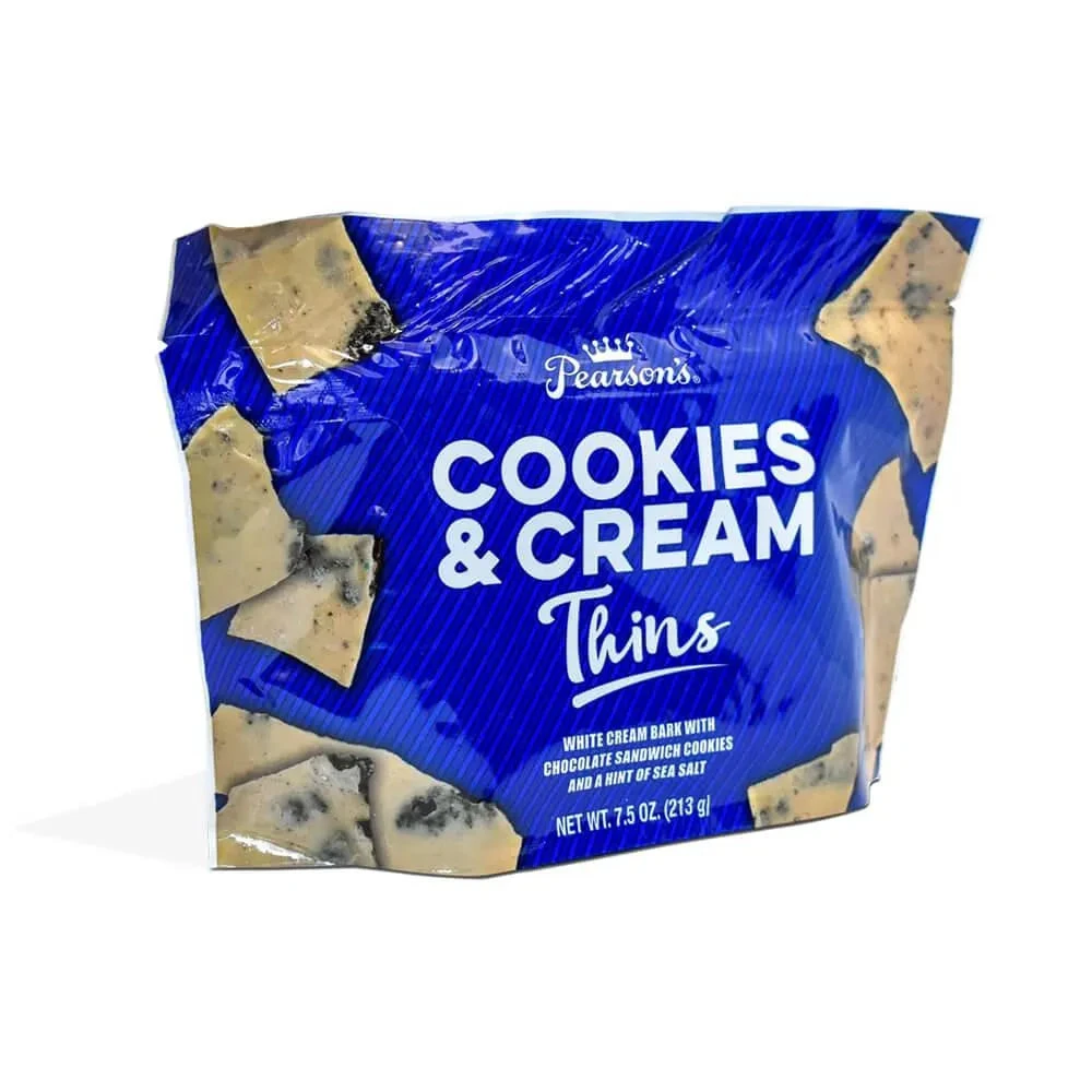 Pearson's Cookies And Cream Thins: 7.5-Ounce Bag 1 Pearson's Cookies And Cream Thins: 7.5-Ounce Bag