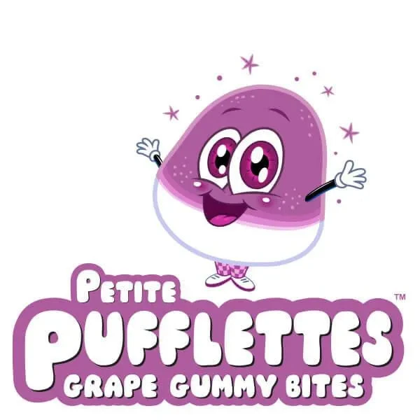 Petite Pufflettes Gummy Bites - Grape: 16-Ounce Bag 3 Petite Pufflettes Gummy Bites - Grape: 16-Ounce Bag - Image 3