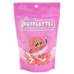 Petite Pufflettes Gummy Bites - Strawberry: 16-Ounce Bag