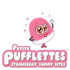 Petite Pufflettes Gummy Bites - Strawberry: 16-Ounce Bag 8 Petite Pufflettes Gummy Bites - Strawberry: 16-Ounce Bag -Candy Haven Shop petite pufflettes gummy bites strawberry 16 ounce bag candy warehouse 3