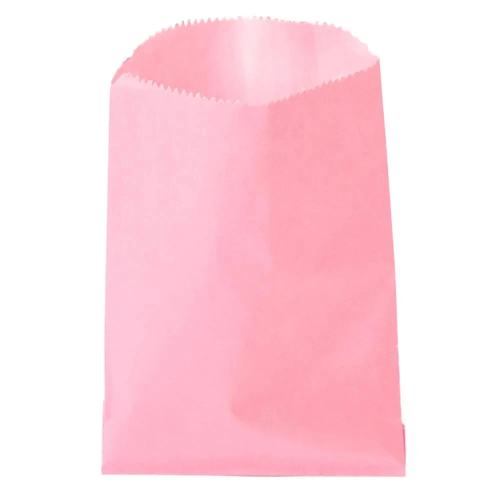 Pink Gourmet Candy Bags: 100-Piece Pack 1 Pink Gourmet Candy Bags: 100-Piece Pack