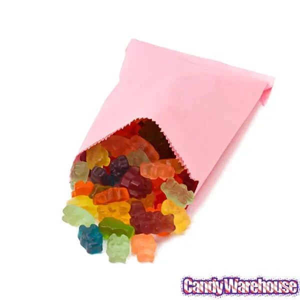 Pink Gourmet Candy Bags: 100-Piece Pack 3 Pink Gourmet Candy Bags: 100-Piece Pack - Image 3